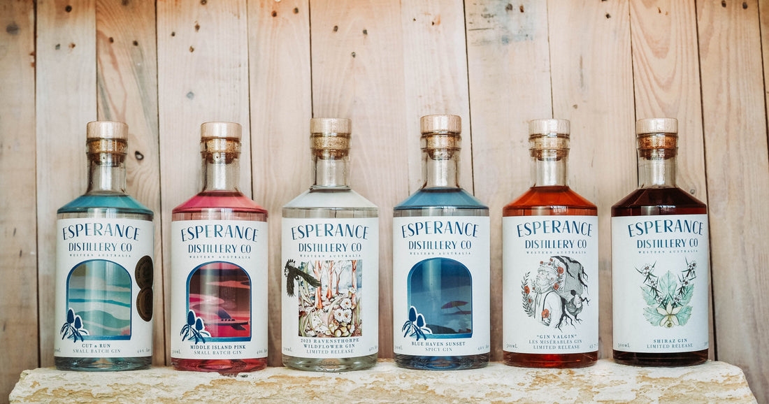 Our 6 Gins.