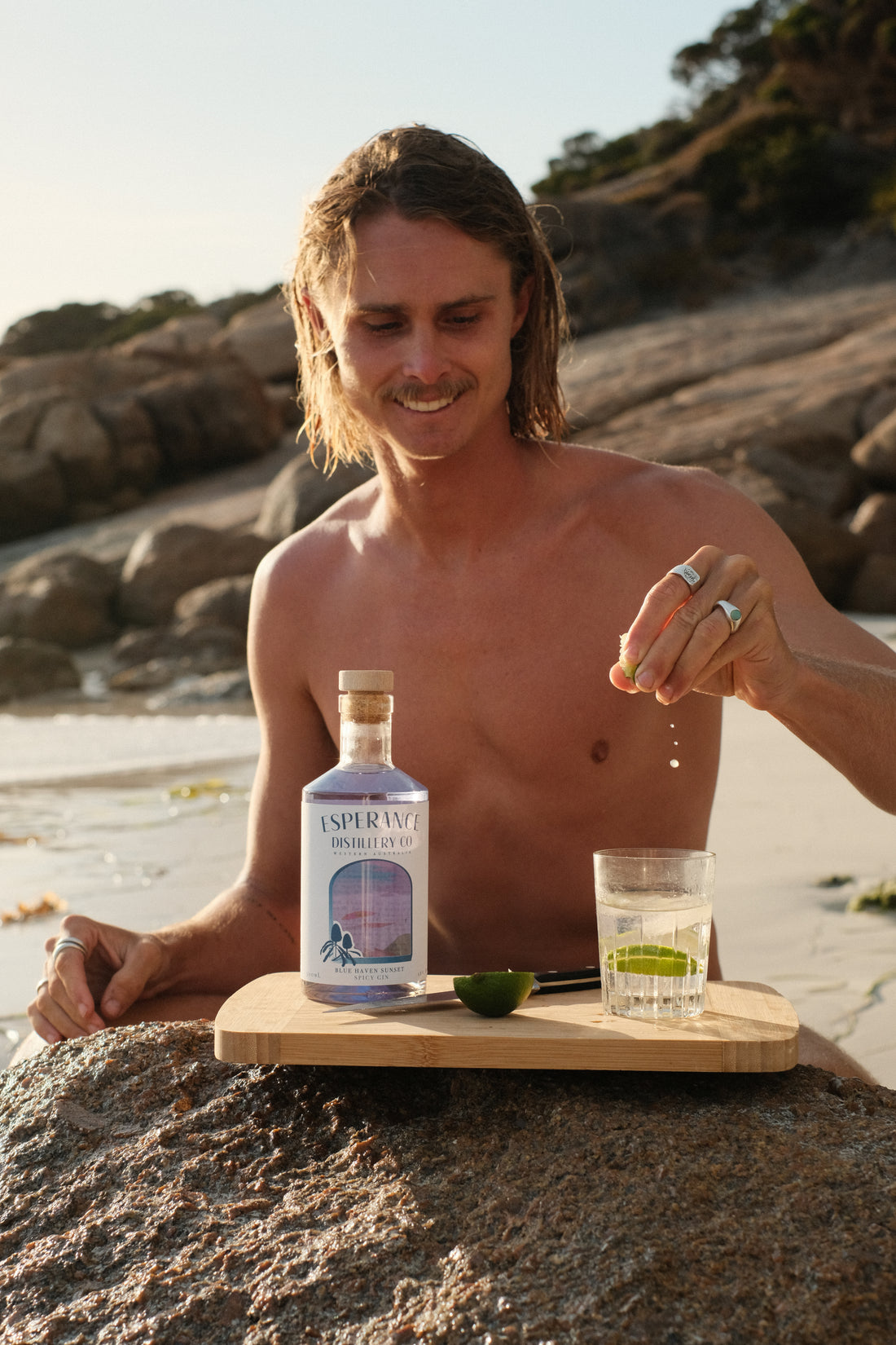 Blue Haven Sunset Gin