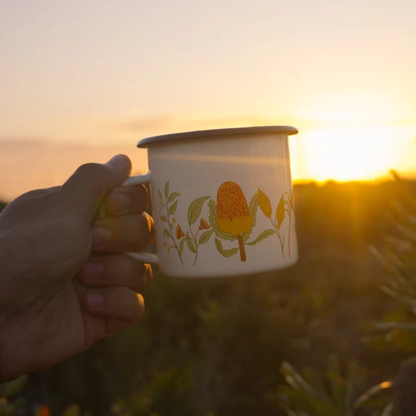 Salty Dunes Native Australian Camp Mug
