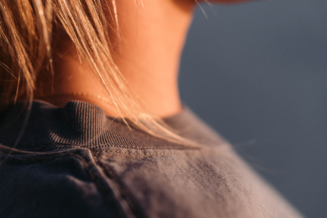 Crop Tee - Faded Grey